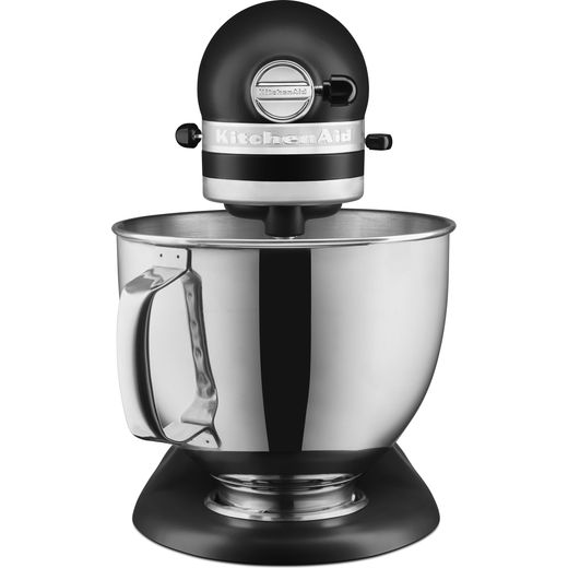 KitchenAid 5KSM125BBM Stand Mixer with 4.8 Litre Bowl - Matte Black - front shot