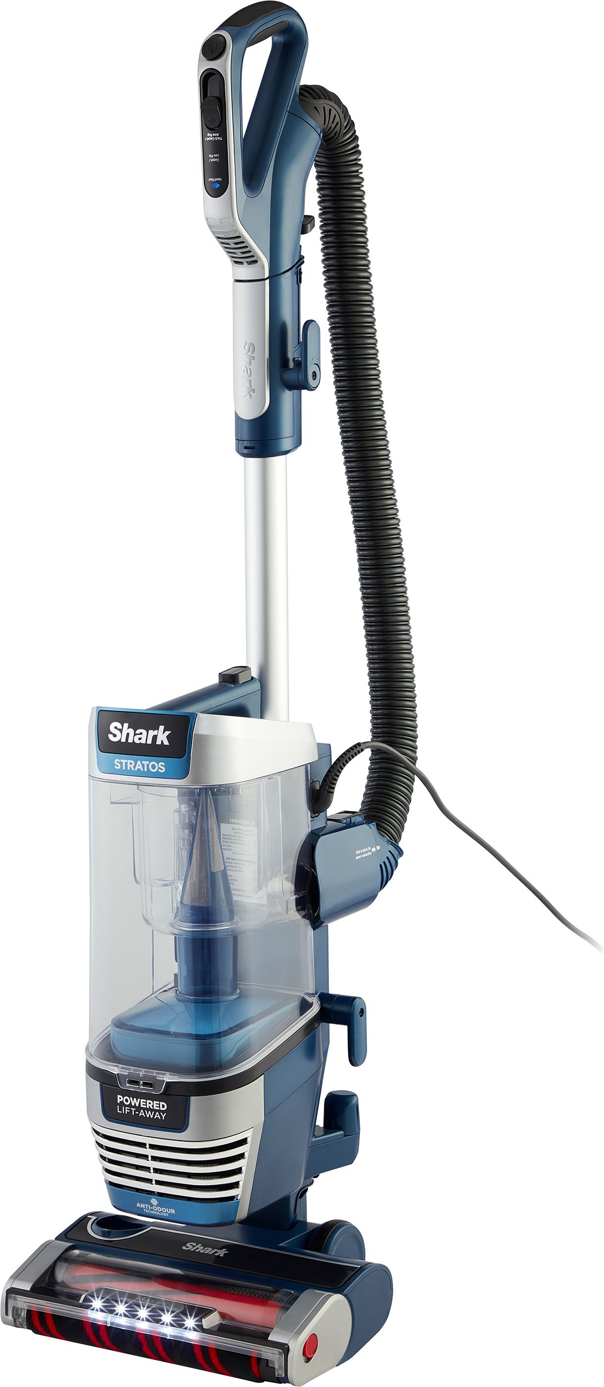 Shark Stratos Pet Pro Anti Hair Wrap Anti-Odour XL AZ3000UKT Upright Vacuum Cleaner, Blue