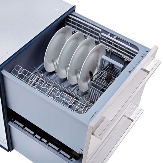 Fisher & Paykel Double DishDrawer™ DD60DDFHX9 Semi Integrated Standard Dishwasher - Stainless Steel Control Panel with Fixed Door Fixing Kit