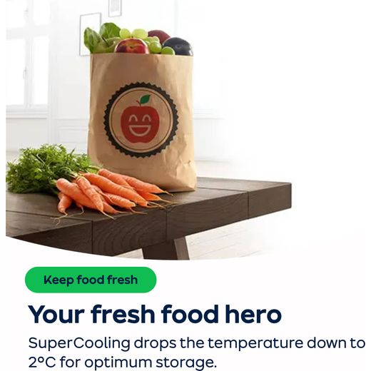 Bosch Series 4 KSV36VWEPG Fridge - White - Annotation - Supercooling shot