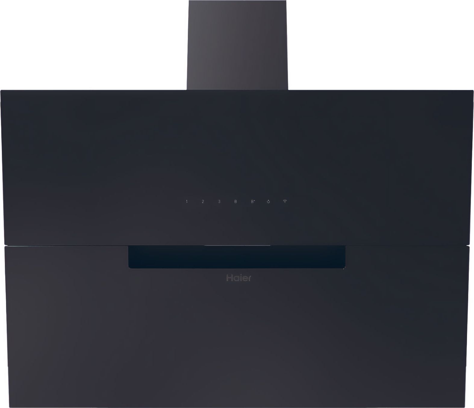 Haier 90cm Angled Chimney Cooker Hood - Black - Wifi Connected