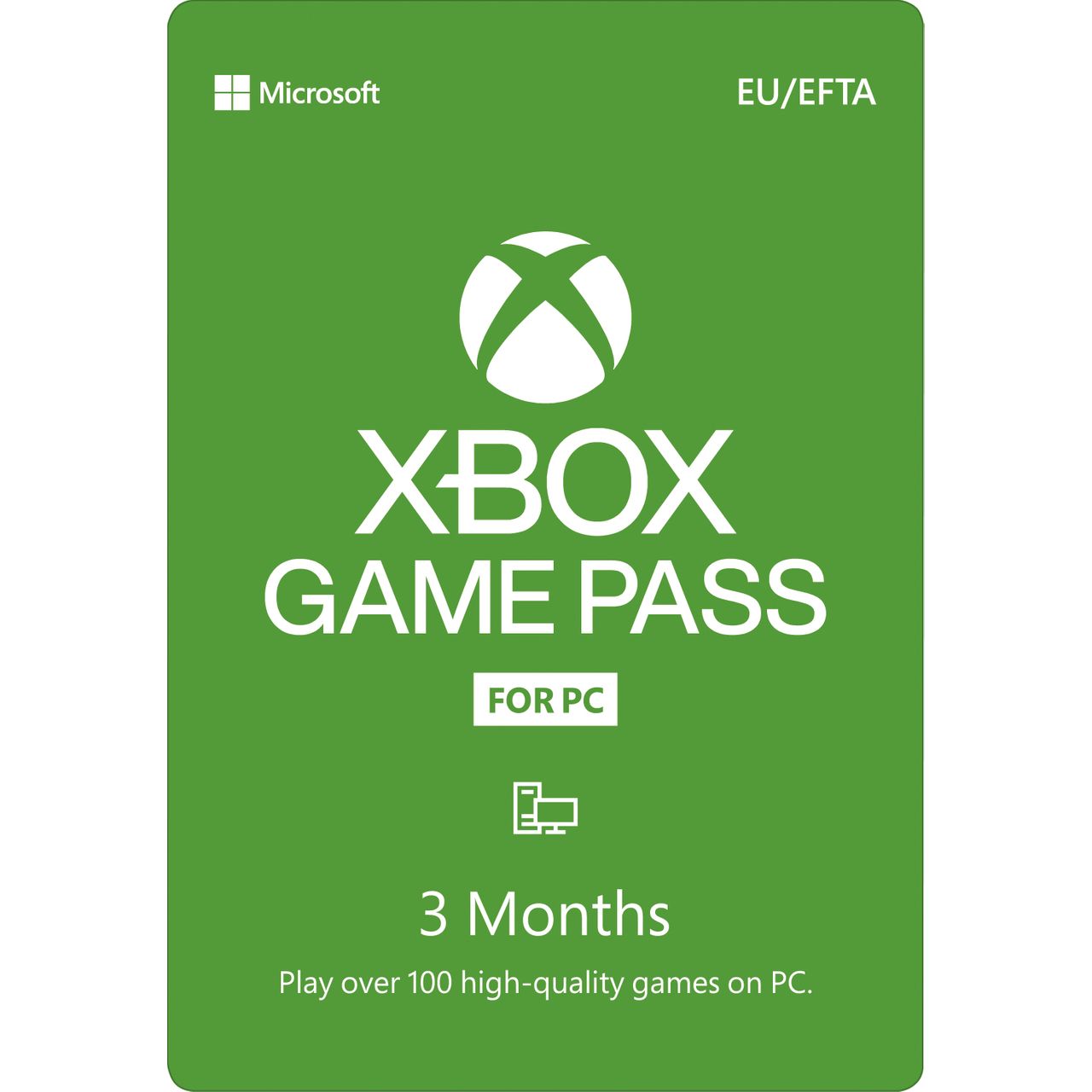 Xbox 3 Month PC Game Pass for PC