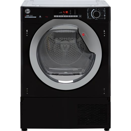 Hoover BATDH7A1TCEB Integrated Wifi Connected 7Kg Heat Pump Tumble Dryer - Black - A+ Rated