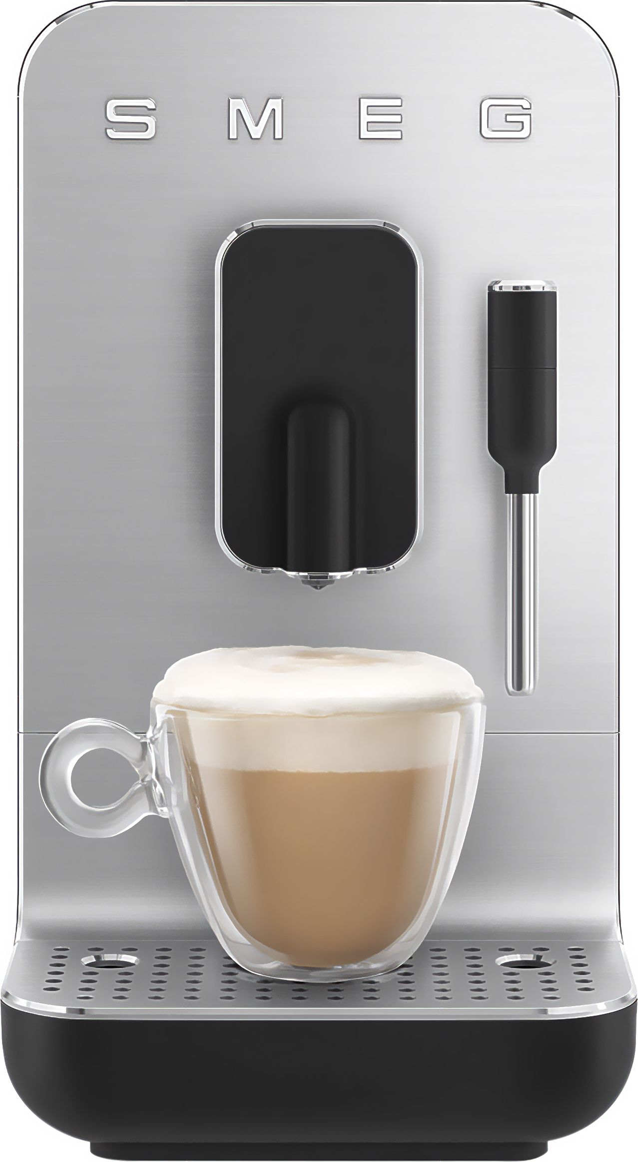 Smeg BCC12BLMUK Bean to Cup Coffee Machine - Black - 1.4L Capacity - Built-in Grinder