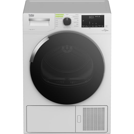 Beko HygieneShield DHY9P56VW 9Kg Heat Pump Tumble Dryer - White - A+++ Rated
