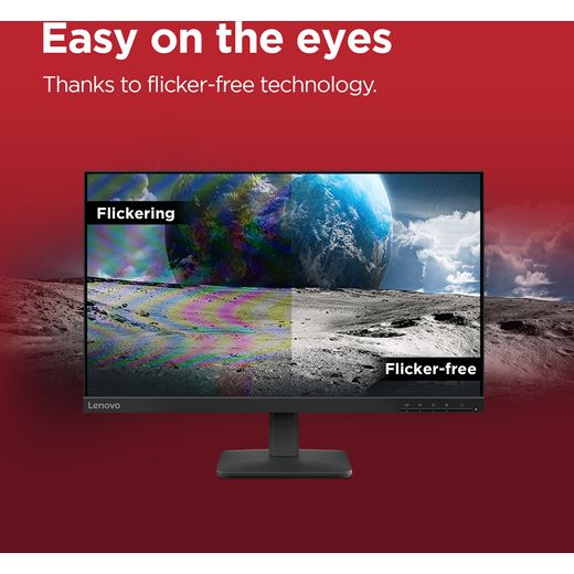 Lenovo L24-4e 23.8" Full HD 100Hz Monitor - Black - Annotation - Flicker free