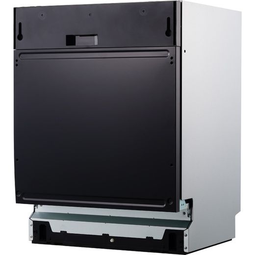 Indesit Fully Integrated Standard Dishwasher - Black - Left perspective