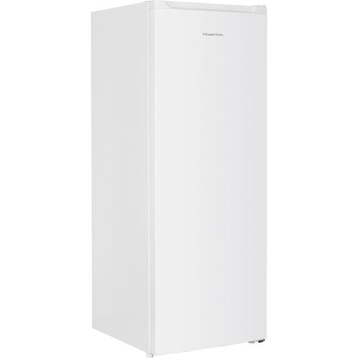 Russell Hobbs RH143FFFZ542E1W 143cm Small Upright Freezer with Door-on-door Kit - White - right perpsective shot