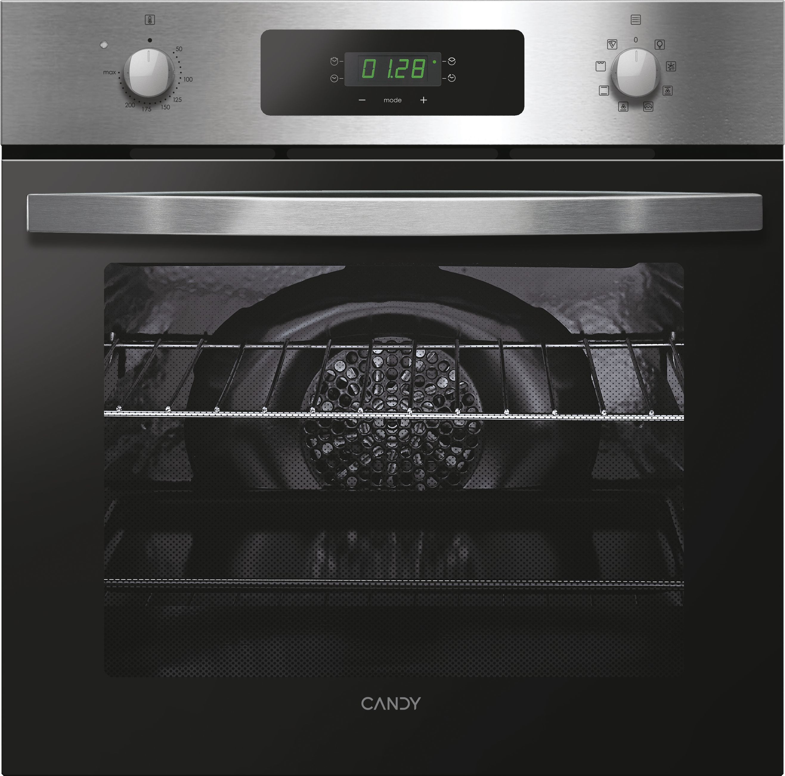 Candy FIDC X605 Built-in Electric Single Oven - Stainless Steel - 65L Capacity - Multifunctional