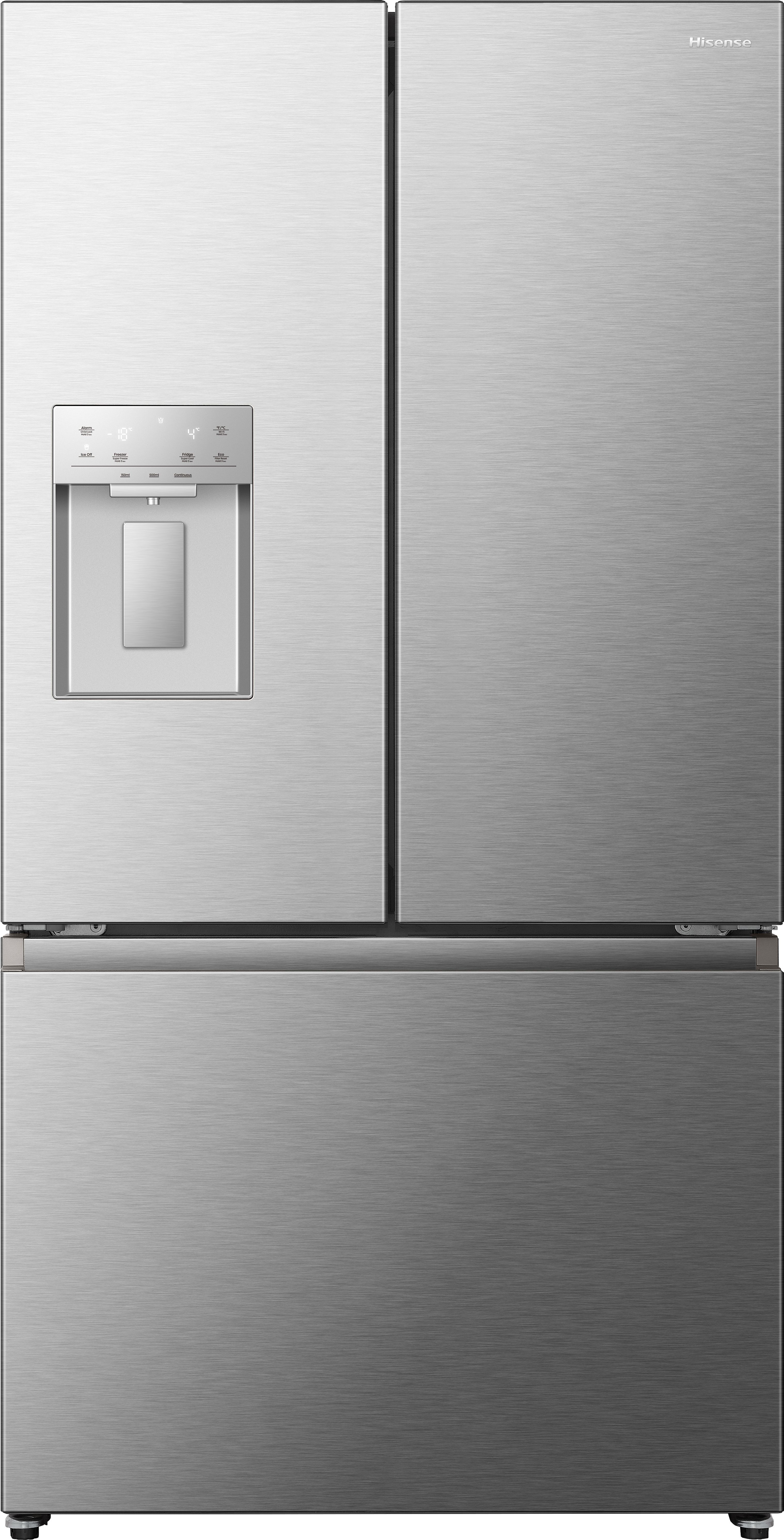 Hisense RF815N4SESE Total No Frost American Fridge Freezer - Stainless Steel - E Rated, Stainless Steel