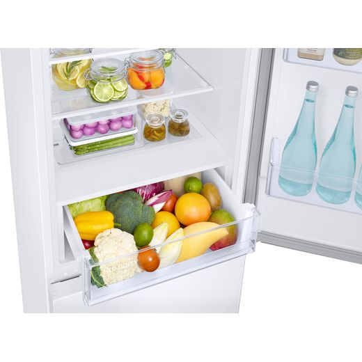 Samsung Total No Frost Fridge Freezer - White - Close up inside shot