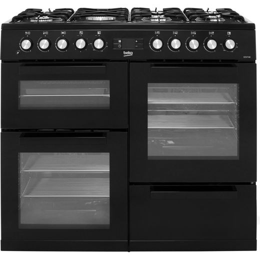 KDVF100K_BK Beko Dual Fuel Range Cooker