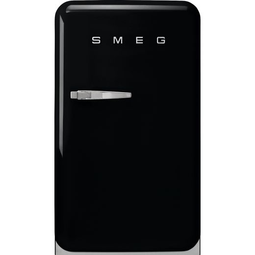 Smeg Right Hand Hinge Home Bar FAB10HRBL2 Fridge - Black - F Rated