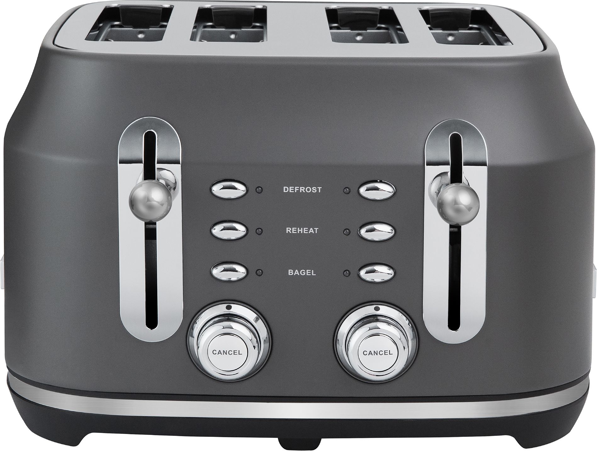 Rangemaster Classic 4 Slice Toaster - Grey