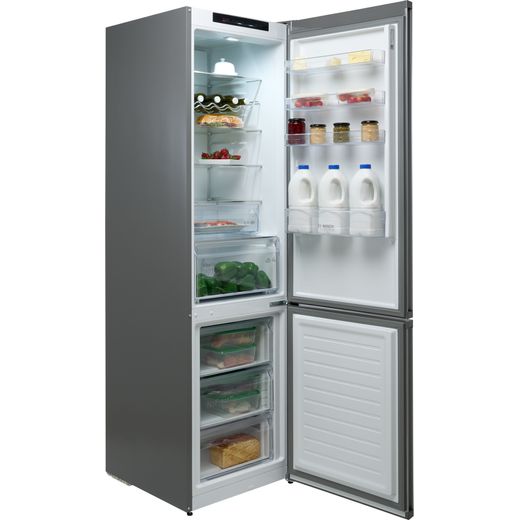 Bosch Series 4 KGN392LBFG 203cm 70/30 Fridge Freezer - Stainless Steel Effect - Door open