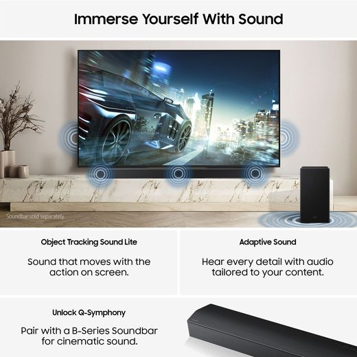 Samsung U7000F 43" 4K Ultra HD Smart TV [2025] - Annotation - Sound