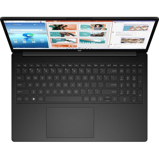 HP 15-fc0057na Laptop - AMD Ryzen™ 5, 512GB SSD, 8 GB RAM - Black - Keyboard view shot