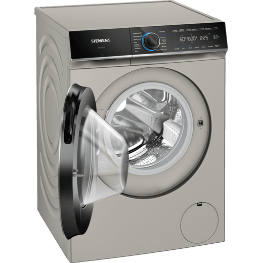 Siemens IQ-700 i-Dos™ WG56B2A3GB 10.0kg Washing Machine with 1600 rpm - Silver - Door open