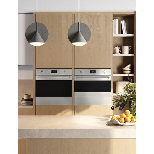 Smeg Classic Electric Single Oven - Stainless Steel - Oven in modern kitchen