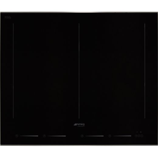 Smeg Dolce Stil Novo SIM662WLDX 60cm Induction Hob - Black / Stainless Steel