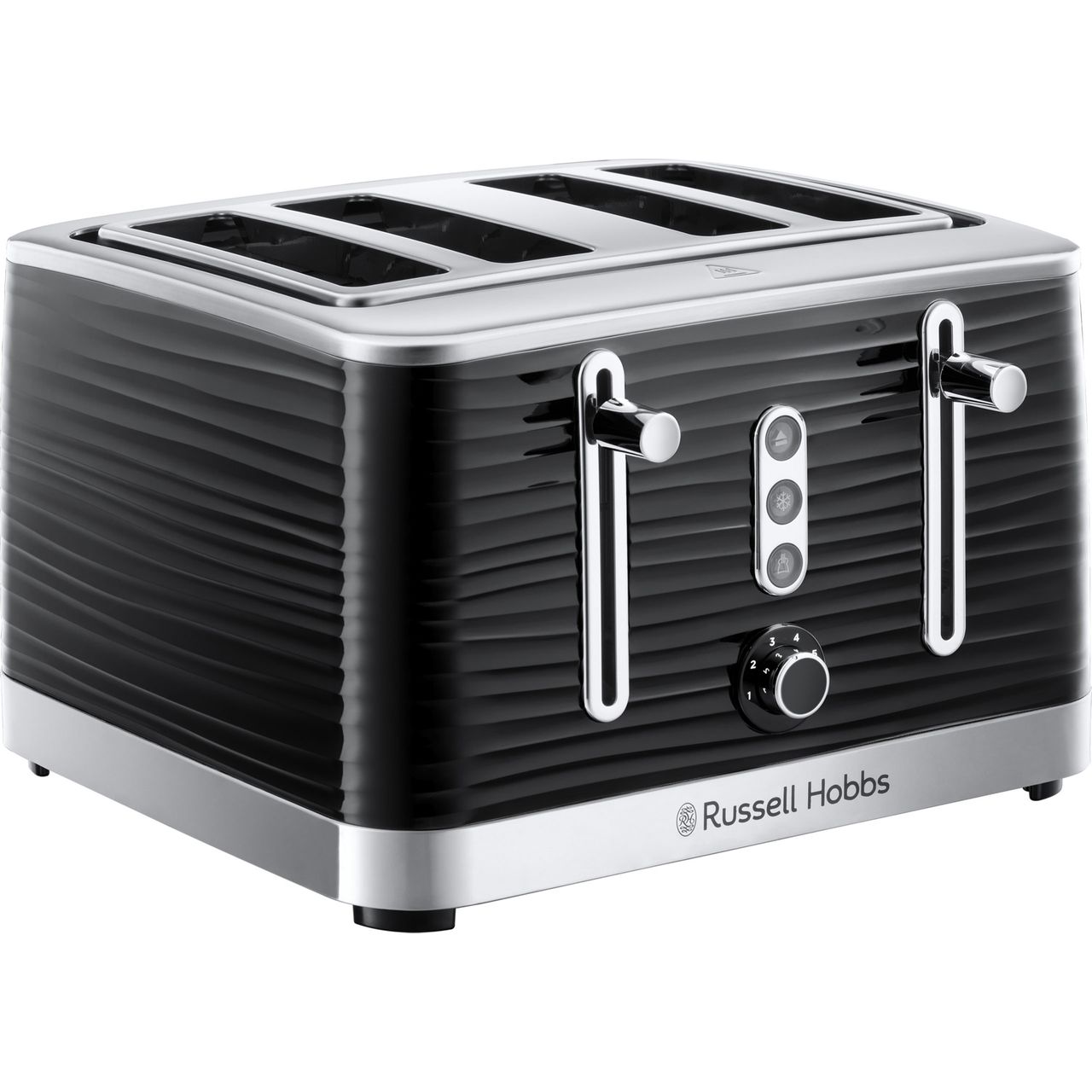 Russell Hobbs Honeycomb 4 Slice Toaster Black