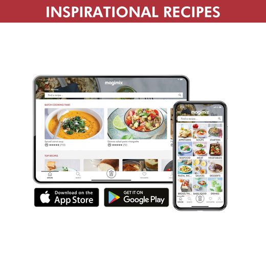 Magimix 11047 Ice Cream Maker White - Annotation - Inspirational recipes shot