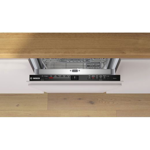 Bosch Series 2 Integrated Slimline Dishwasher - Black - Control panel shot