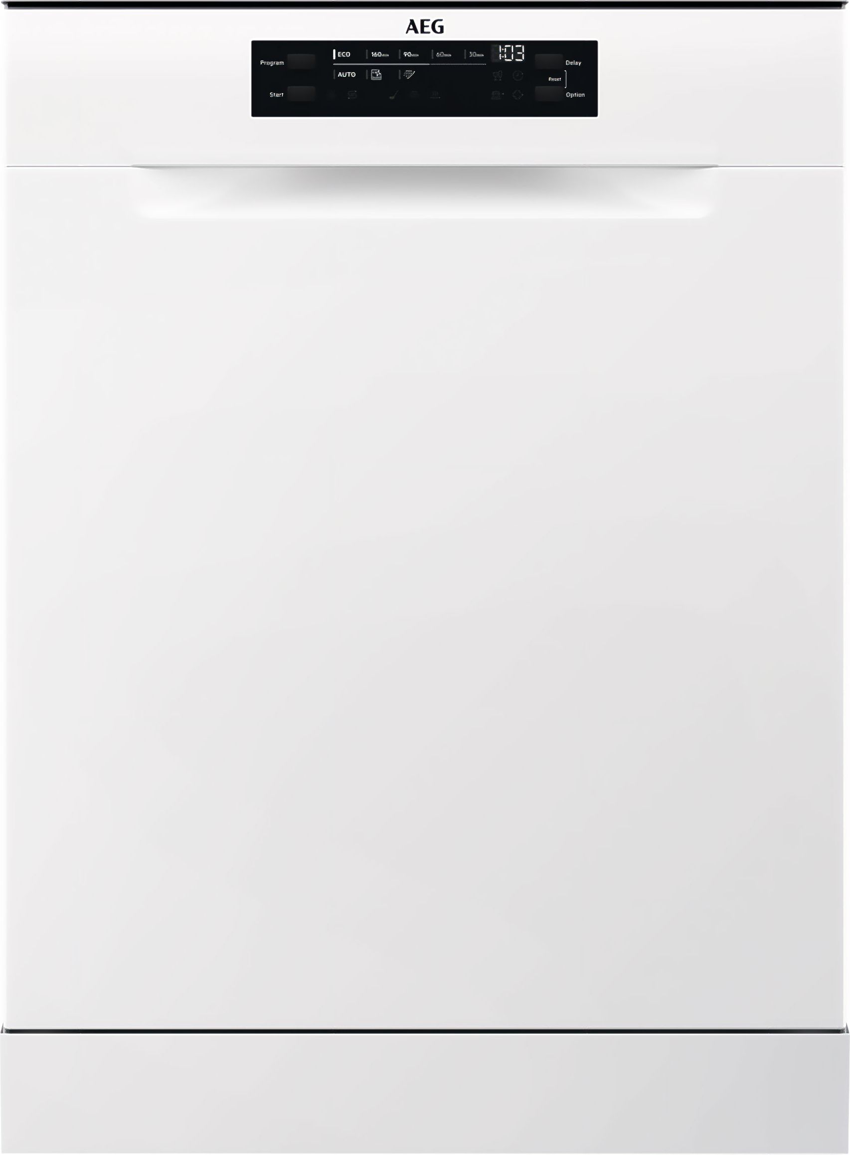 Image of AEG SatelliteClean® FFB64627ZW Full Size Dishwasher - White - C Rated, White
