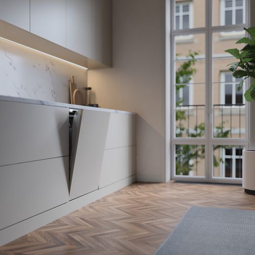 ASKO Style Integrated Standard Dishwasher - Stainless Steel - Dishwasher in kitchen