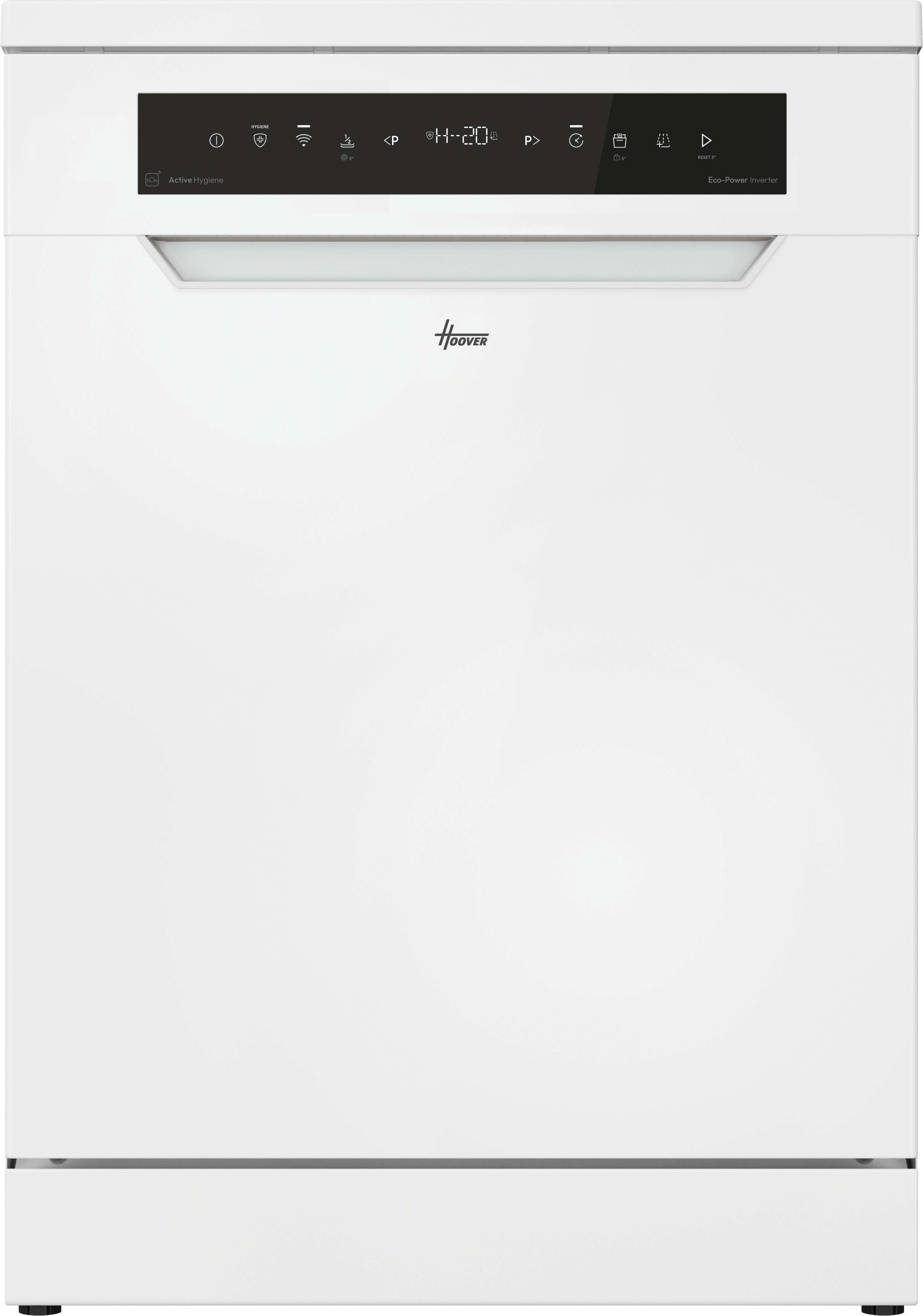 Hoover H-DISH 500 HF 4B7F0W-80 Freestanding Dishwasher - 14 Place Settings - White - B Energy Rating