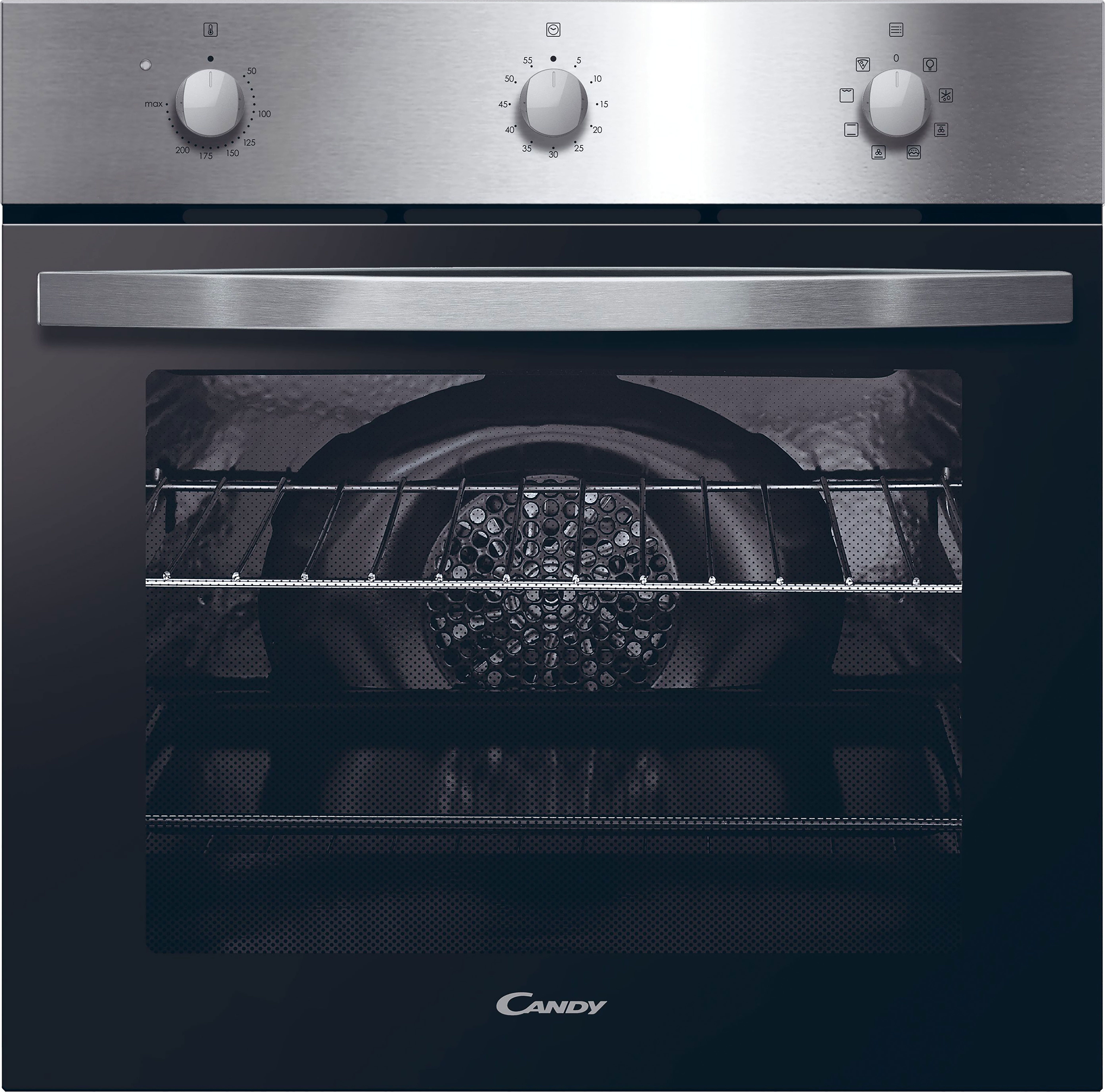 Candy Idea FCI602X/2 Built In Electric Single Oven - Stainless Steel - A+ Rated, Stainless Steel