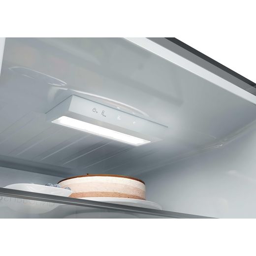 Haier Combi Series 3 HDPR3618CNPK 185cm Fridge Freezer - Inox - Interior lighting