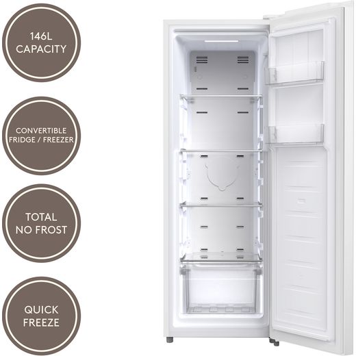 Haden HZ150FF 139cm Frost Free Upright Freezer - White - Annotation - Features