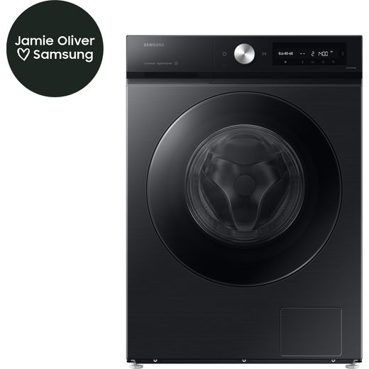 Samsung Series 7 AI Energy ecobubble™ WW90DB7U94GBU1 9kg Washing Machine with 1400 rpm - Black - Annotation - Jamie oliver