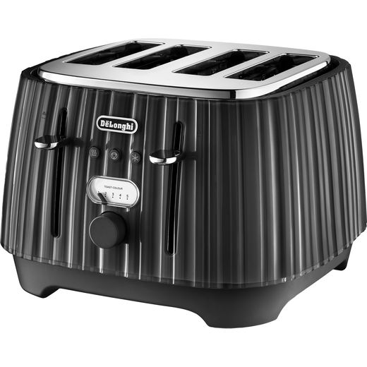 De'Longhi Ballerina CTD4003.BK 4 Slice Toaster - Black