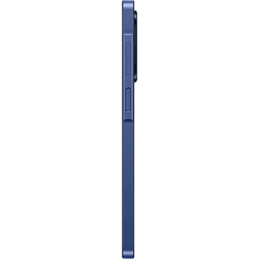Samsung Galaxy A17 5G 128GB Smartphone in Blue - Side shot