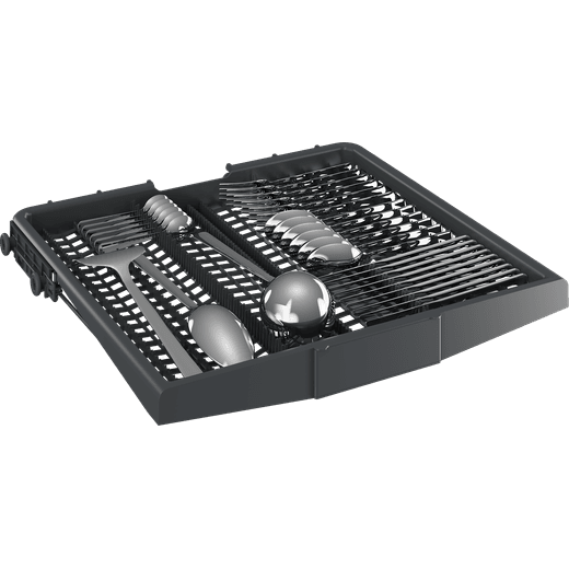 Beko b300 Standard Dishwasher - angled shot of cutlery tray