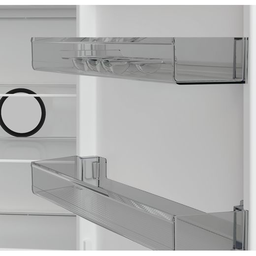 Indesit 60/40 Total No Frost Fridge Freezer - Silver - Close up door shelf shot