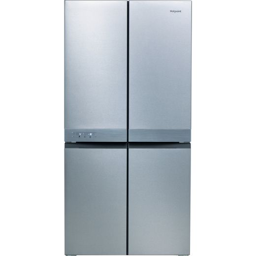 Hotpoint HQ9B1L1 American Fridge Freezer - Stainless Steel Effect - F Rated