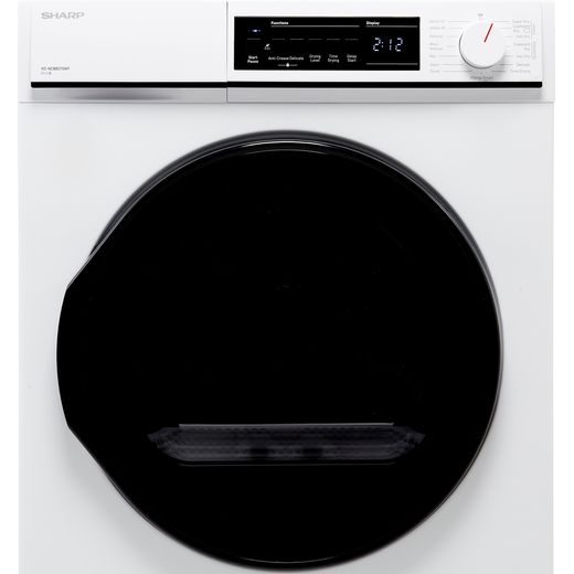 Sharp 8Kg Condenser Tumble Dryer - White - Control panel