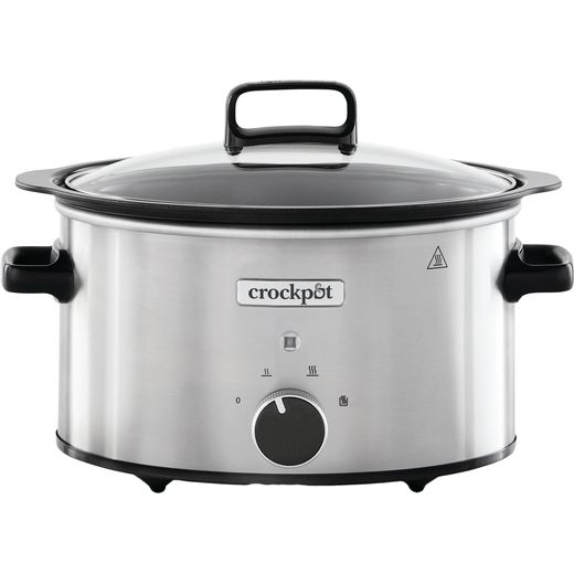 Crockpot CSC086 6.5 Litre Slow Cooker - Black / Stainless Steel