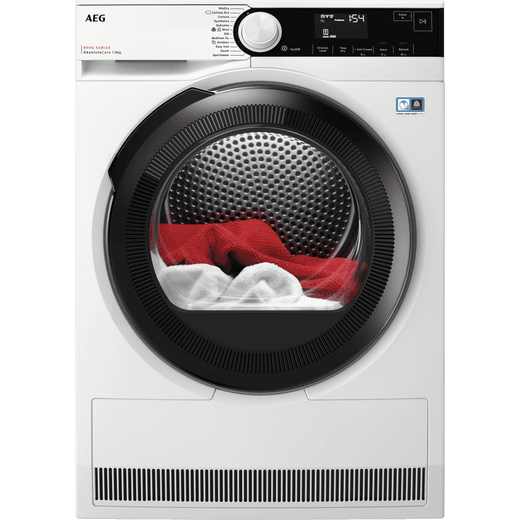 AEG AbsoluteCare Technology TR838P4B 8Kg Heat Pump Tumble Dryer - White - A++ Rated