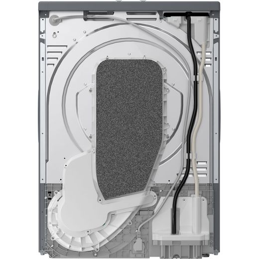 Haier X5 HD100-D357AGU1UK Wifi Connected 10Kg Heat Pump Tumble Dryer - Graphite - Back shot