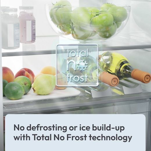 Candy American Fridge Freezer - Black - Annotation - Total No Frost