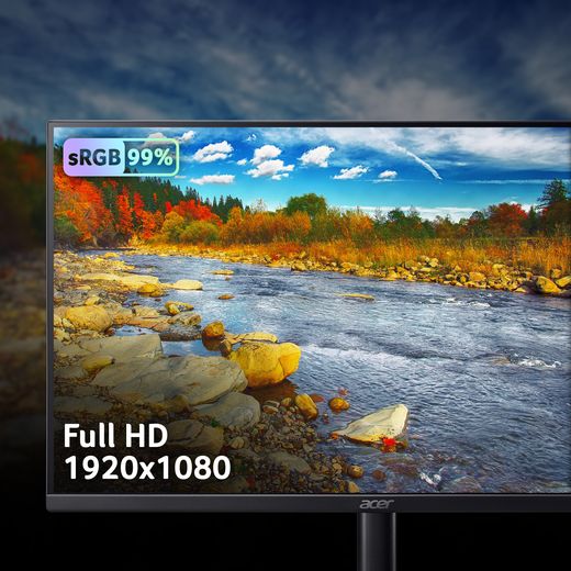 Acer 27" Full HD 144Hz Monitor with FreeSync™ - Black - annotation - full HD shot