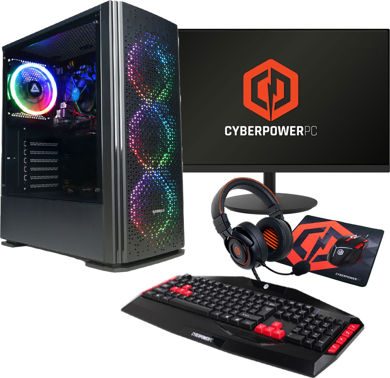 Cyberpower AO22225 Gaming Tower - AMD Ryzen™ 5, 500 GB SSD - Black