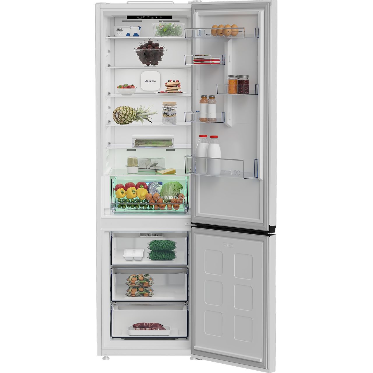 Beko 415L Fridge Freezer | CNA4603VW_WH | ao.com