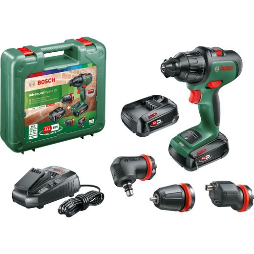 Bosch AdvancedImpact 18 Pack 18 Volts Cordless Hammer Drill