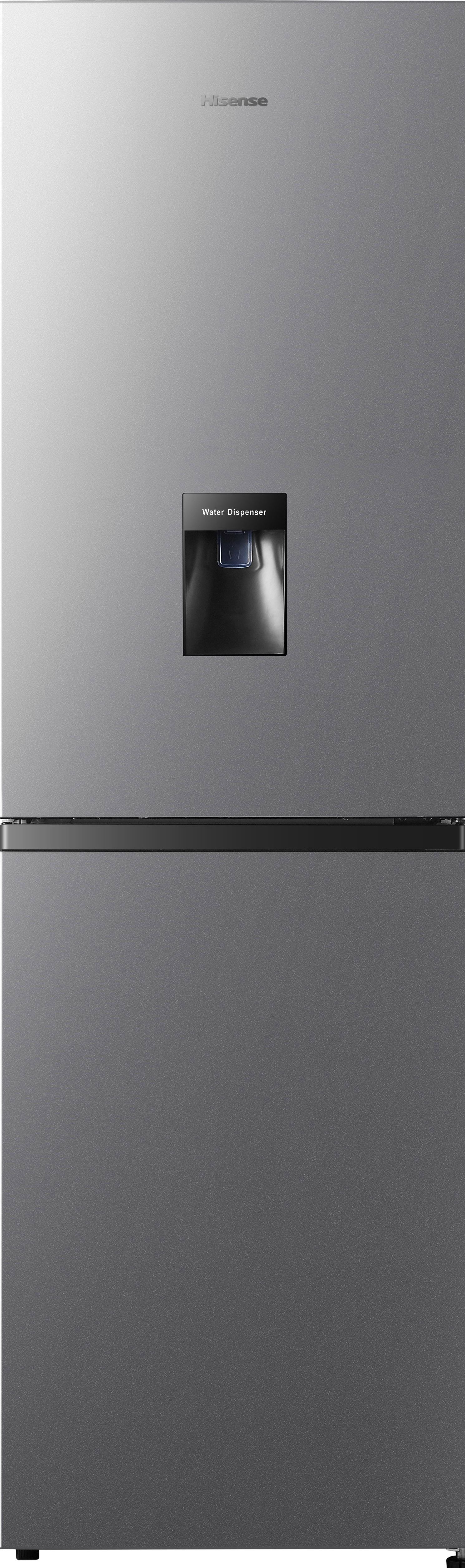 Hisense RB327N4WCE 50/50 No Frost Fridge Freezer - Stainless Steel - E Rated, Stainless Steel