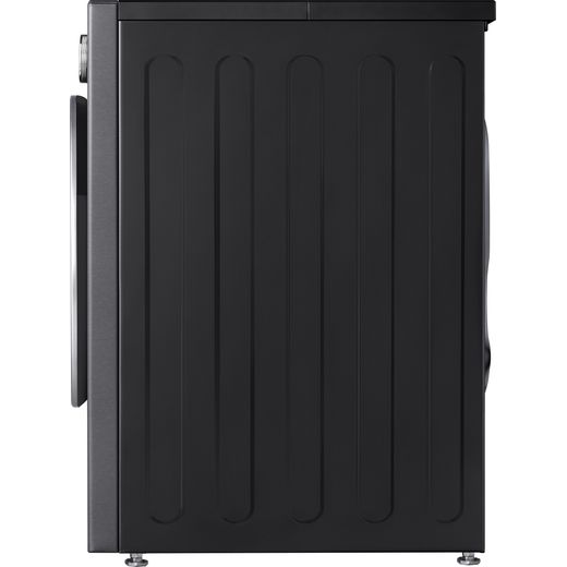 LG Series 10 WHX9516TBC Wifi Connected 11Kg / 6Kg Washer Dryer with 1400 rpm - Black - Side shot
